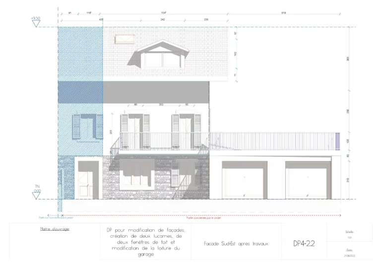 Projet D - Façade après travaux