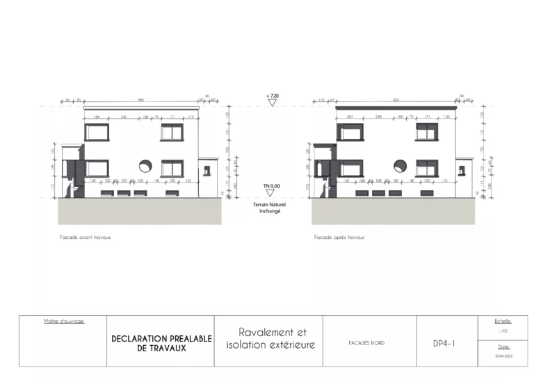Projet L - Façades Norsd